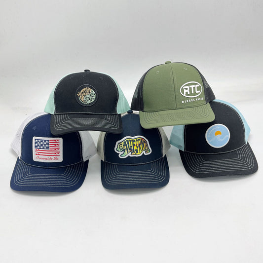 Richardson 112 Custom Embroidery Trucker Caps Hats