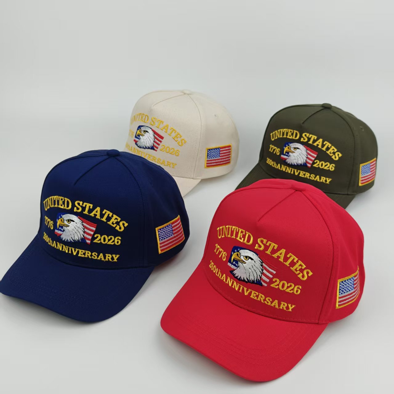 Embroidered United States 250th Anniversary Hat