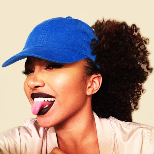 High Messy Bun Cotton Ponycap