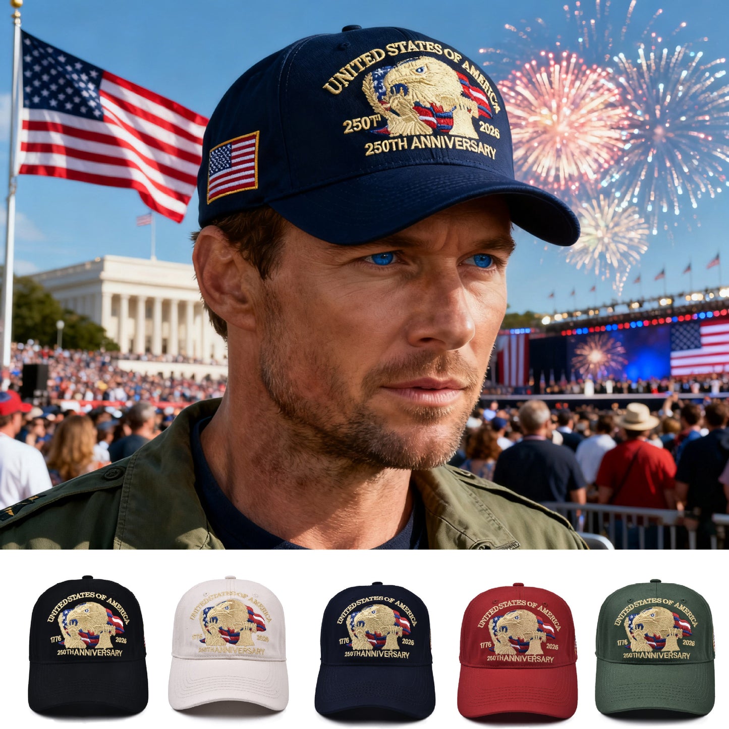250 Anniversary USA Hat