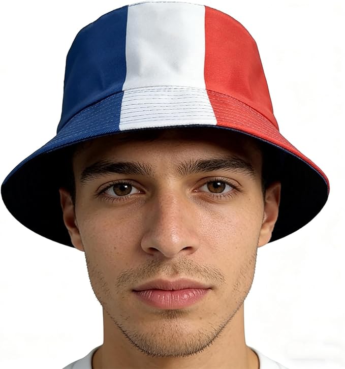 Soccer National Team Cap Fisherman Bucket Hat, Summer Beach Sun Hat for Fans Gifts