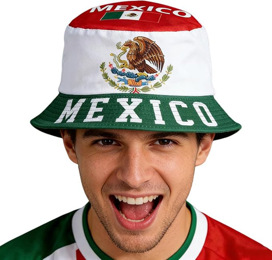 Bucket Hat with National Flag World Cup 2026 Hat World Cup Merchandise for Soccer Fans Gifts