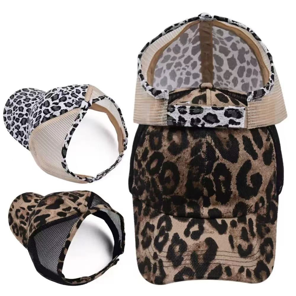 With Curly Hair Ponytail Hats for Women