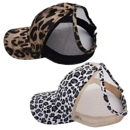 With Curly Hair Ponytail Hats for Women