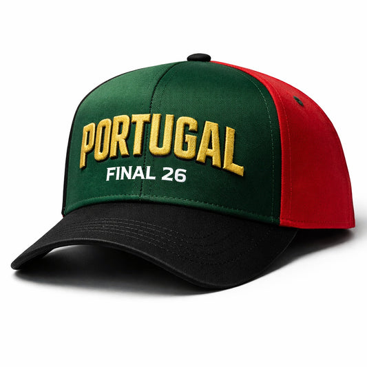 2026 World Cup Football Custom Baseball Cap for Portuguese Fans