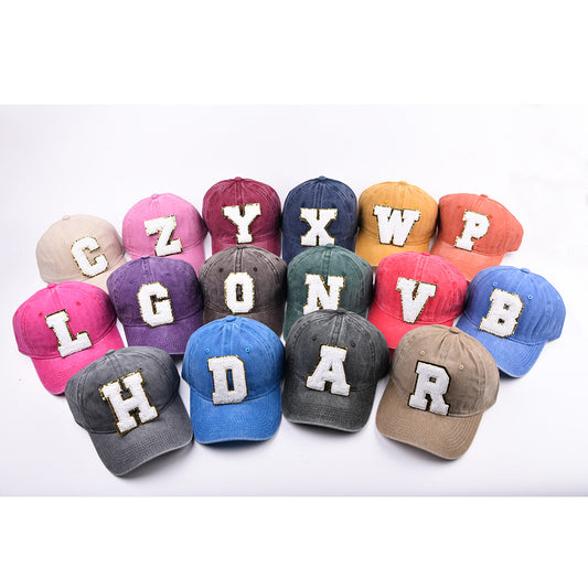 Patched Washed Baseball Cap