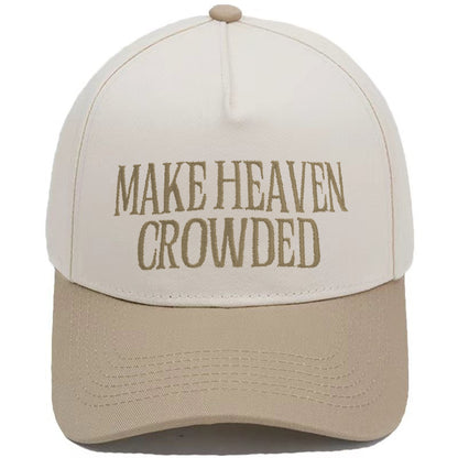 Embroidered Lettering Dad Hat Baseball Cap Vintage Snapback Trucker Hat