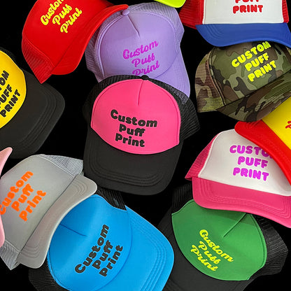 Unisex Embroidered Trucker Hat