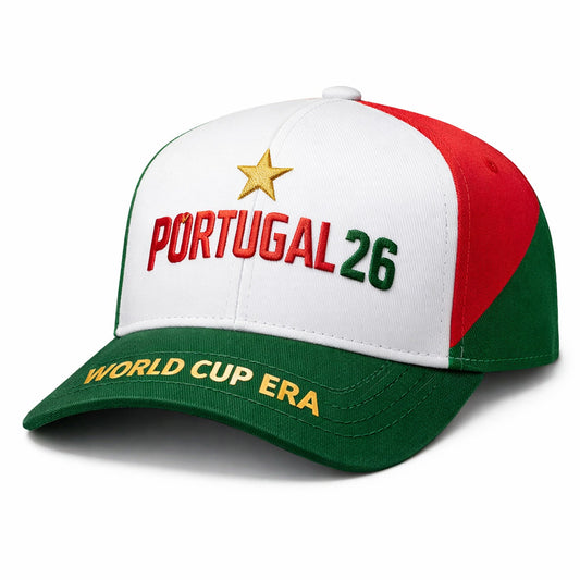 2026 World Cup Football Custom Baseball Cap for Portuguese Fans