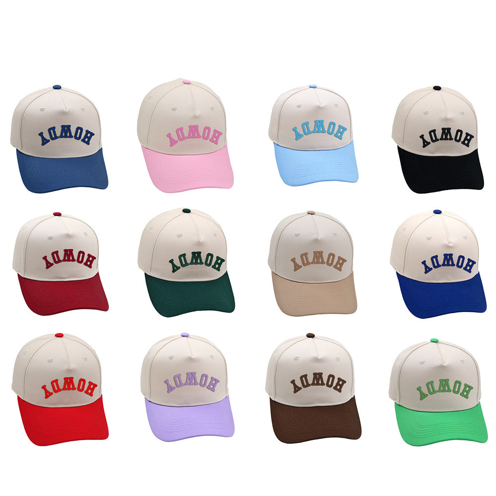 HOWDY Embroidered Trucker Hat Vintage Two-Tone