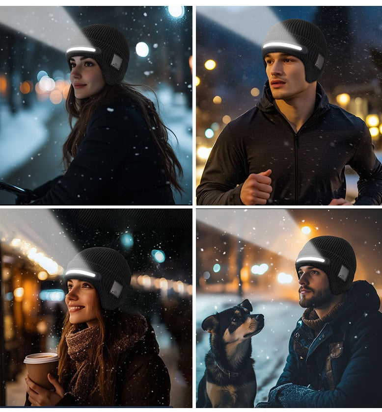 Bluetooth Beanie with Lights