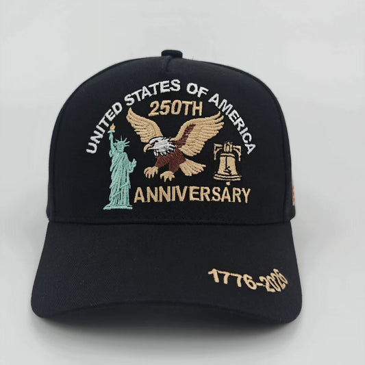 250 Anniversary Embroidered Independence Day Baseball Cap