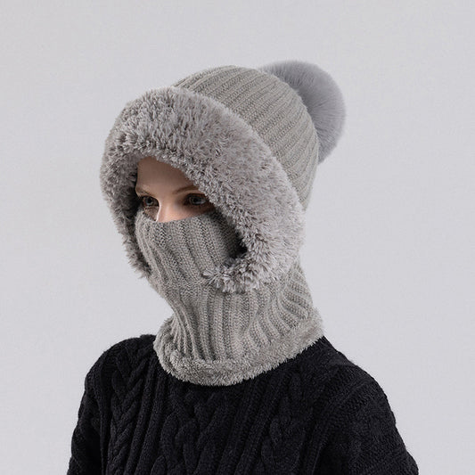 3 in 1 Beanie Hat with Scarf and Mask