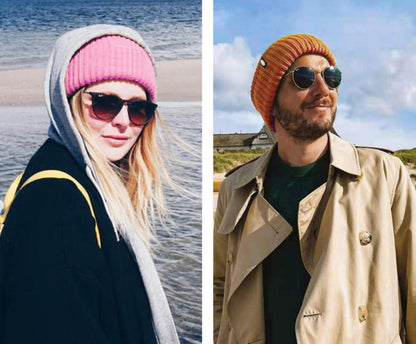 Wool Knit Beanie Hat