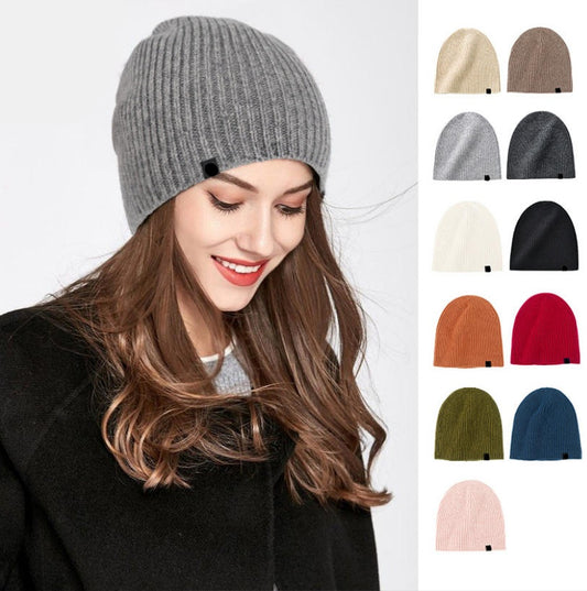 Warm Wool Knit Skull Winter Hat