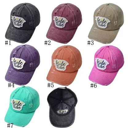 Bride Patch Distressed Washed Baseball Cap